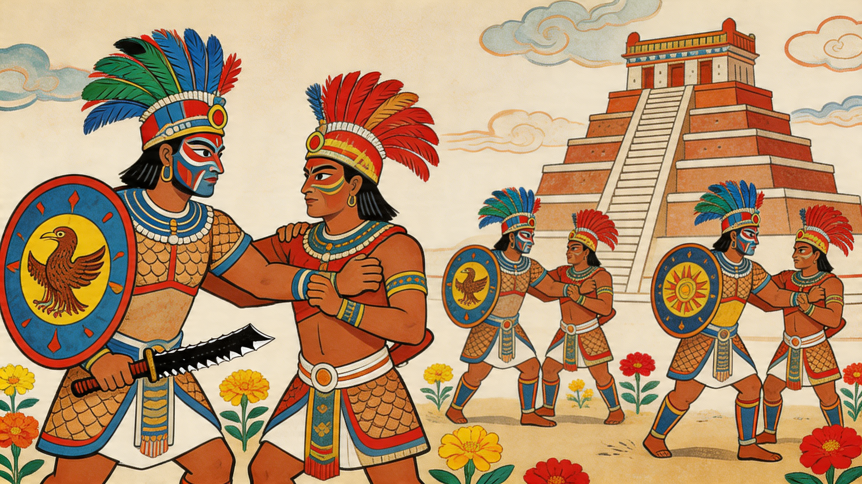 The Aztec Flower Wars Were Ritual Battles to Capture Sacrificial ...